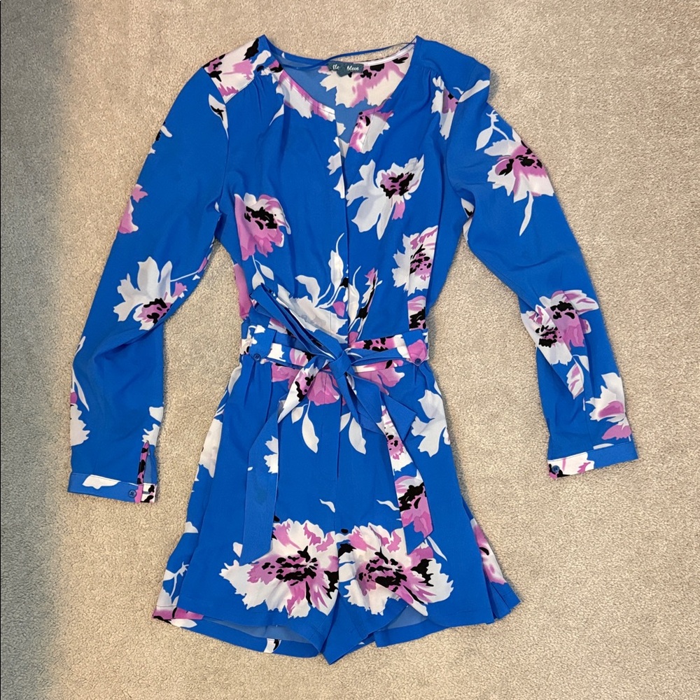 Fleur Bleue 8 floral romper